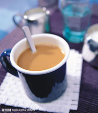 一杯巧克力奶茶